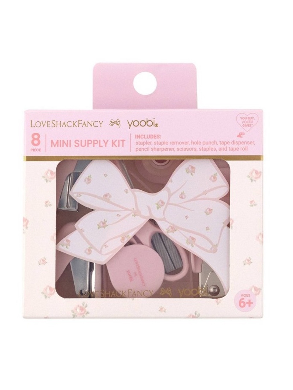 IN-HAND | LoveShackFancy x Target Yoobi Mini Office Supply Kit